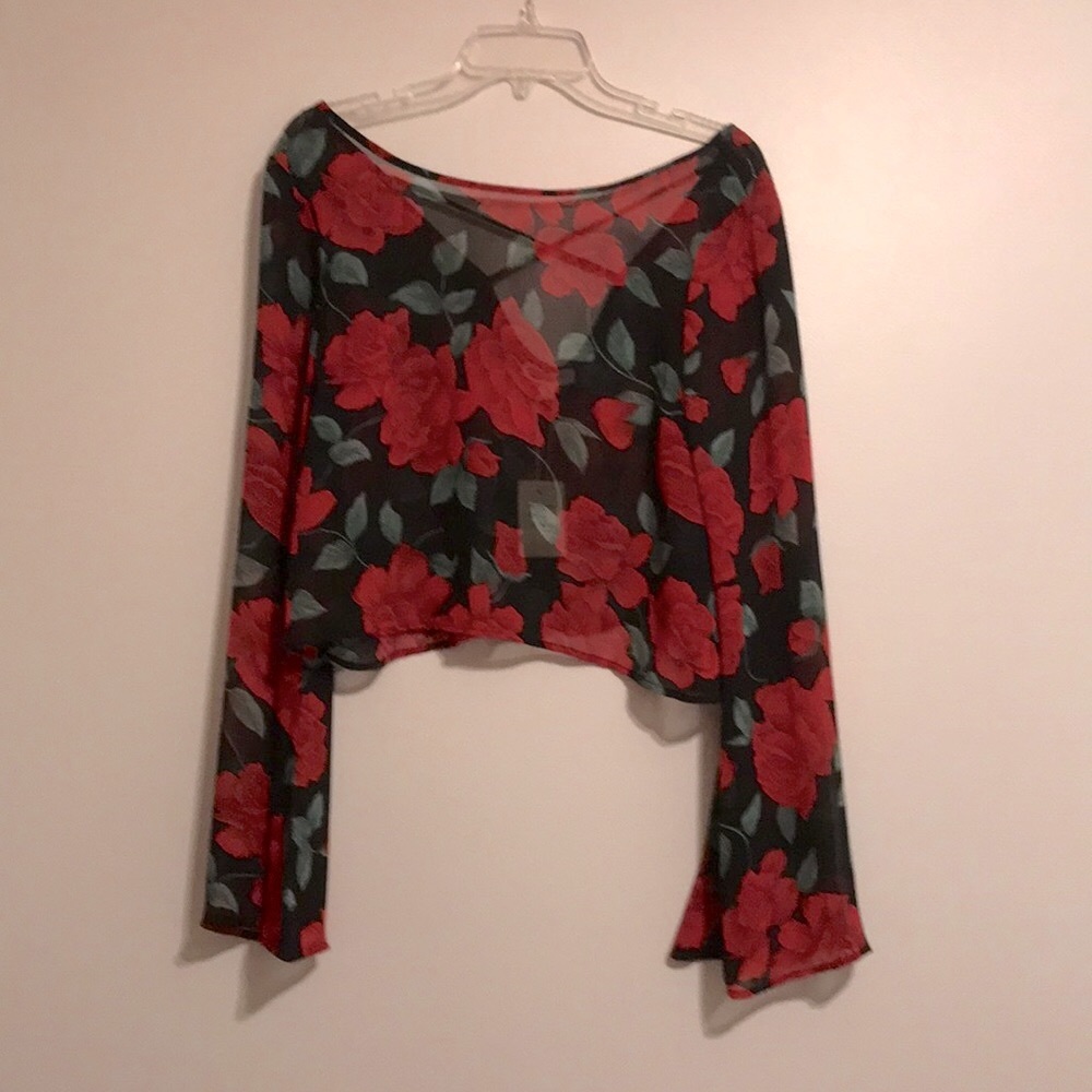 NWT Cotton candy brand new long sleeves blouse, - Picture 2 of 5